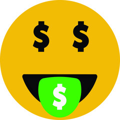 dollar icon illustration