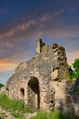 Burg Ruine Rauheneck in Unterfranken Deutschland