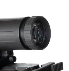 Adjustable diopter on a red dot magnifier