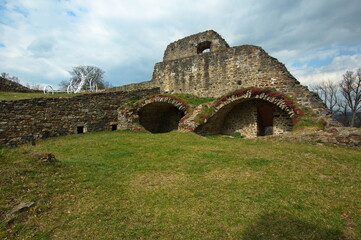 Architecture of the castle Klenova at Janovice nad Uhlavou,Klatovy district,West Bohemia,Czech Republic,Europe,Central Europe
