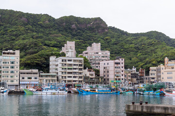 Yehliu Fishing Harbor in Taiwan