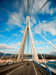 Bridge over the sea in Greece