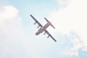 airplane in the sky