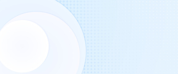 light blue background with shape