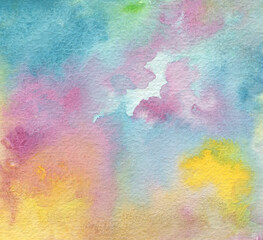 Art Abstract watercolor marble smoke blot painting. Color stain canvas texture background.