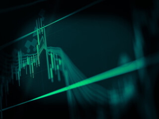 Business graph background: Analysis business accounting on info sheets. Businessman hand working on analyzing investment charts for Gold market, Forex market and Crude oil trading market.	
