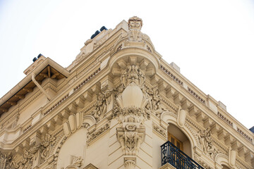 french style building in the old town, south franc, Nice
