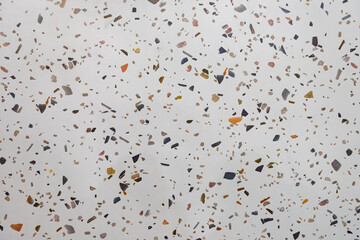 Terrazzo floor seamless pattern. Mini stone in concrete wall. textured print on tile and abstract background.