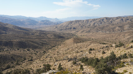 Fototapeta na wymiar Pacific Crest Trail Desert Section F from Tehachapi Pass to Walker Pass in California, USA.