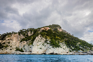Naklejka premium Tour de l'ile de Capri