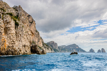 Naklejka premium Tour de l'ile de Capri