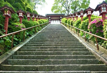 篠崎八幡神社の石段