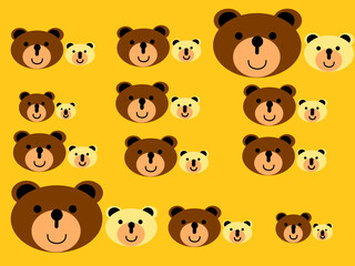 pattern with teddy bears