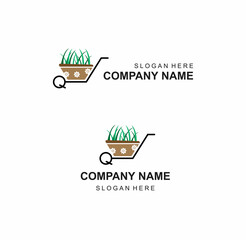 garden gardener gardening logo for website and company