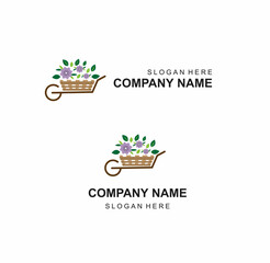 garden gardener gardening logo for website and company