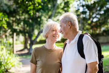 loving senior couple