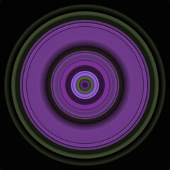 seamless circle pattern creative ornamental design dark background