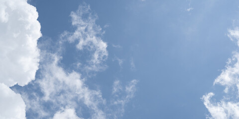 blue sky with clouds