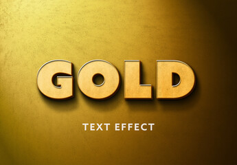 Fototapeta Gold Text Effect obraz