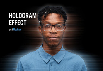 Hologram Effect - obrazy, fototapety, plakaty