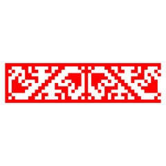 Pixelized pattern Vyshyvanka Traditional Ethnic Ukrainian Seamless Pattern slavic ornament