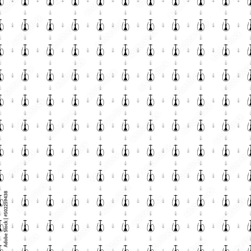 Poster square seamless background pattern from geometric shapes are different sizes and opacity. the patter