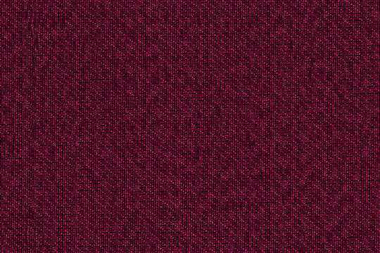 Closeup red color fabric texture. Dark Red strip line fabric pattern design sample or upholstery abstract background.Hi resolution image.