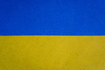blue and yellow paper color for background. Paper abstract background