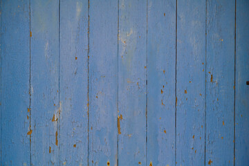 bois ancien peint en bleu