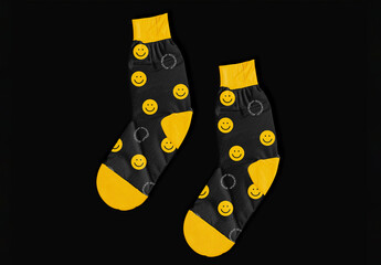 Pair of Socks Mockup