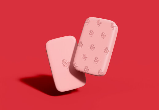 Rectangular Soap Bar Mockup