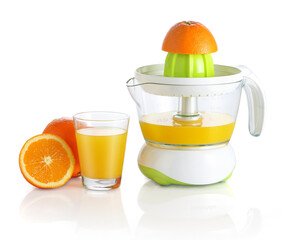 Citrus juicer isolated on white background - 502262664
