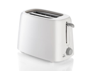 Electric toaster isolated on white background