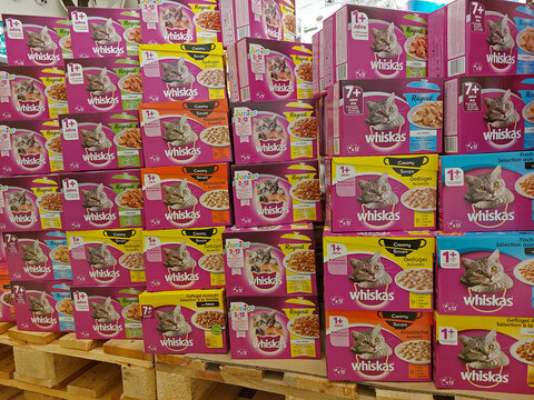 Whiskas Cat Food In A Supermarket