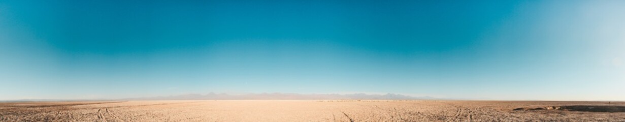 desert with blue sky