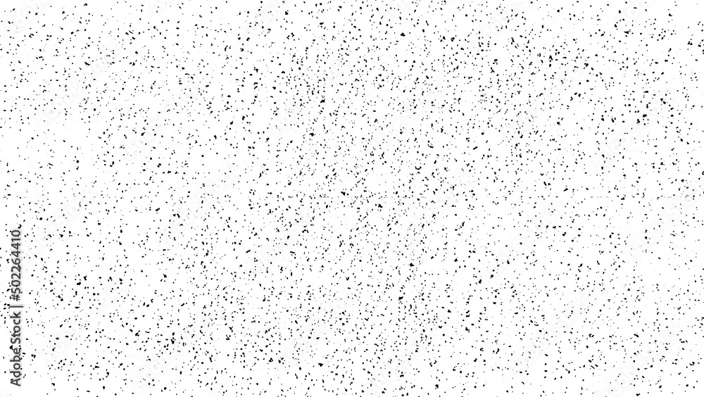 Aufkleber small uneven spots and particles of debris. abstract vector texture. distressed uneven background. g