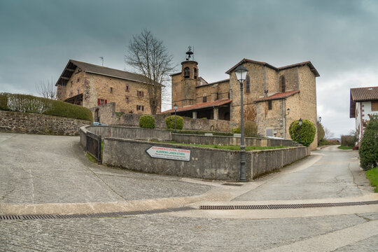 The Ultzama Valley is an area in the north part of Navarra province, a region in northern Spain that borders France. Iraitzoz village.