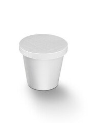 Mockup - pote sorvete - fundo branco