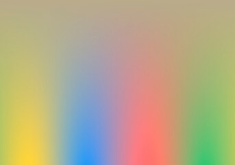 Fondo de degradado con colores azul, verde, rojo, amarillo y rosa.