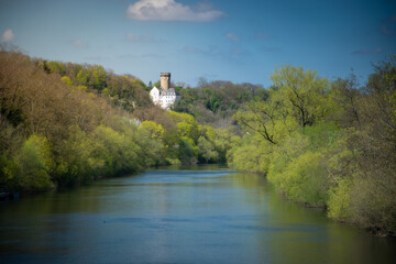Dehrn Castle over the Lahn river.