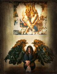 Beautiful girl  in Fine Art Style 