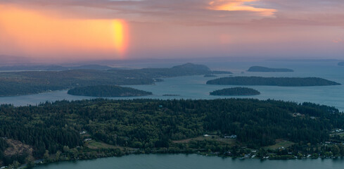 Amazing View from the Top to Mount Erie