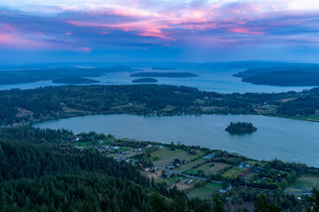 Amazing View from the Top to Mount Erie