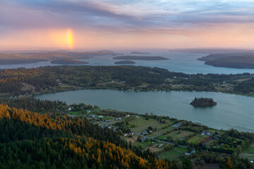 Amazing View from the Top to Mount Erie