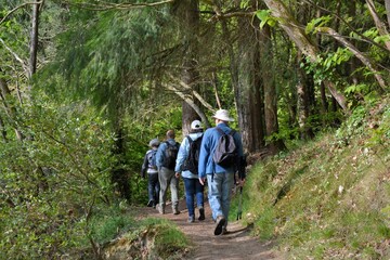 Hiking along the Guindy river in Brittany-France