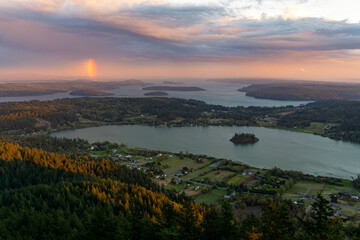 Amazing View from the Top to Mount Erie