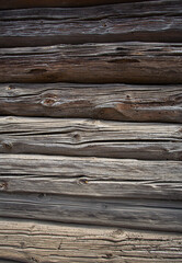 an old wooden building wall