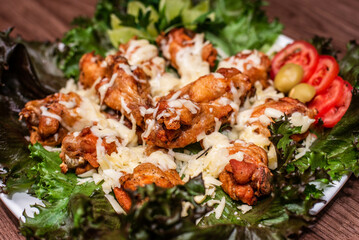 exquisite and delicate food