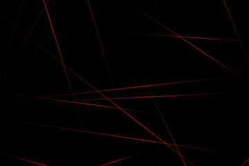 Abstract black with red lines, triangles background modern design. Vector illustration EPS 10.