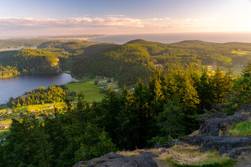 Amazing View from the Top to Mount Erie